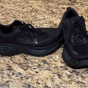 Hoka One One Men's Black Athletic Shoes